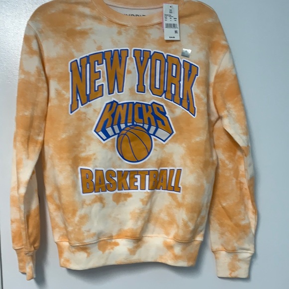 New York Knicks basketball NBA cream pink - Picture 1 of 6